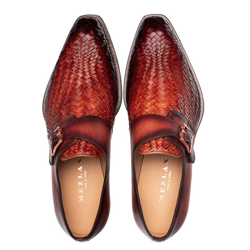 TEMI MONK STRAP-Cognac/Rust | Mezlan