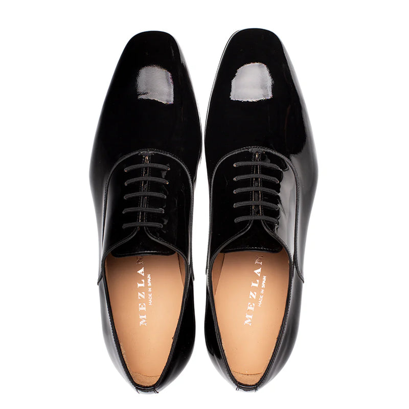 Altea Plain Toe Oxford-Black | Mezlan