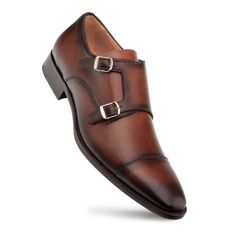 Actore Double Monk Strap-Chocolate | Mezlan