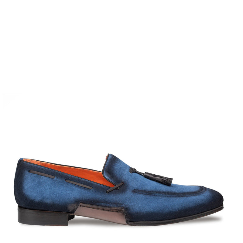 Pavese Suede Tassled Slip On - Mezlan