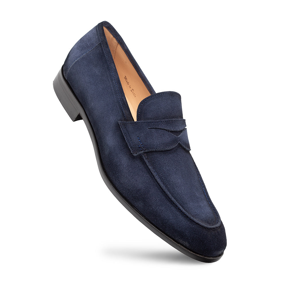 Caro Suede Penny Loafer - Mezlan