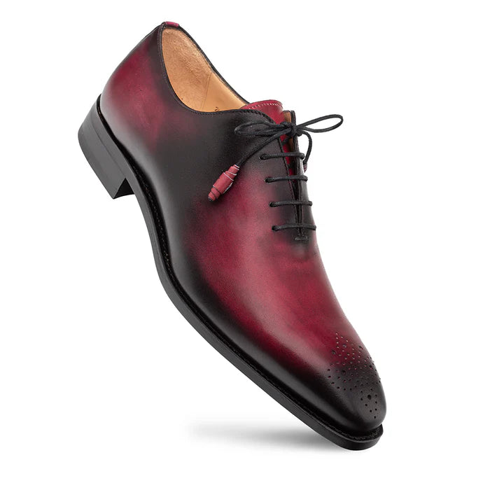 Patina Wholecut Oxford-Burgundy | Mezlan