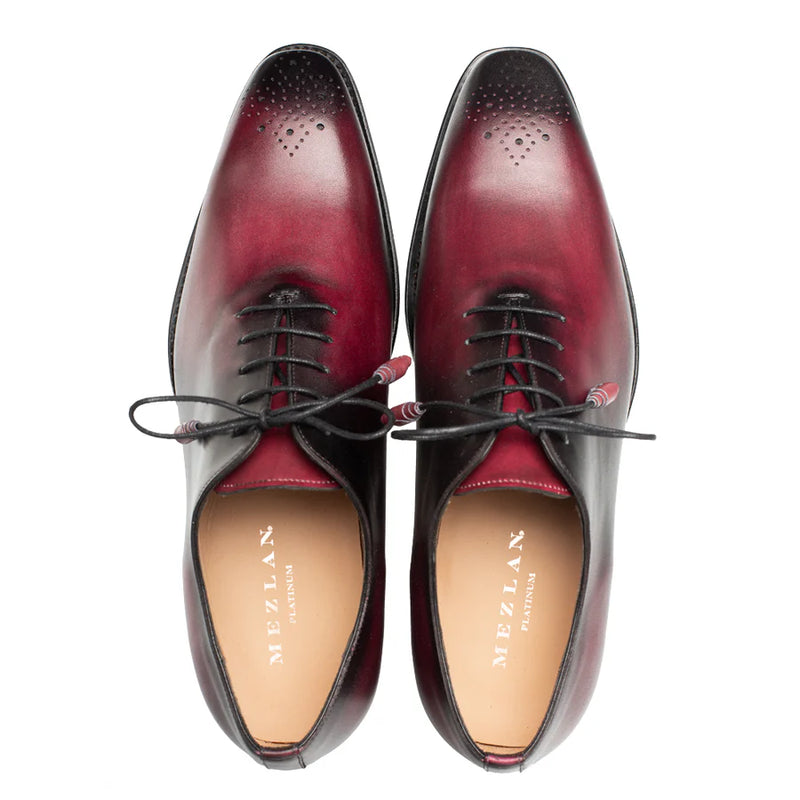 Patina Wholecut Oxford-Burgundy | Mezlan