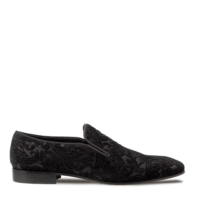 Travolta Velvet Formal-Black | Mezlan