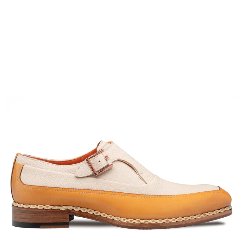 Cadena Two-Tone Monk Strap | Mezlan