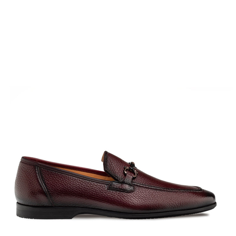 Marinelli Deer Ornament Slip On-Burgundy | Mezlan