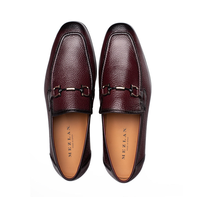 Marinelli Deer Ornament Slip On-Burgundy | Mezlan