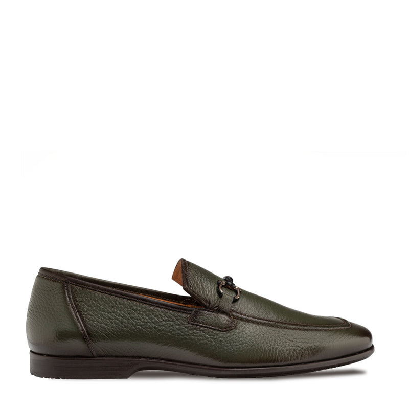 Marinelli Deer Ornament Slip On-Olive | Mezlan