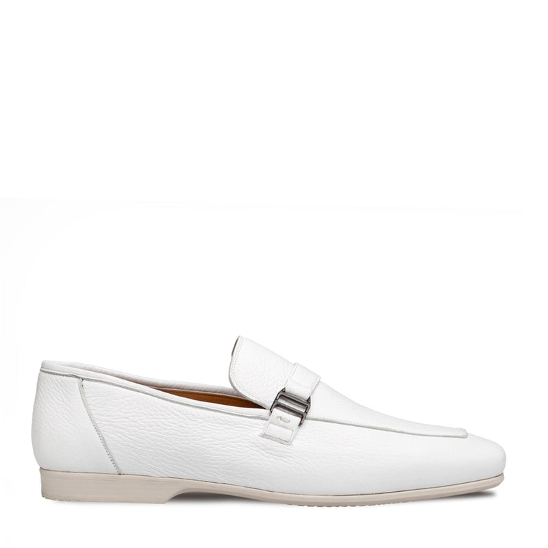 Alarcon Deer Loafer-White  | Mezlan