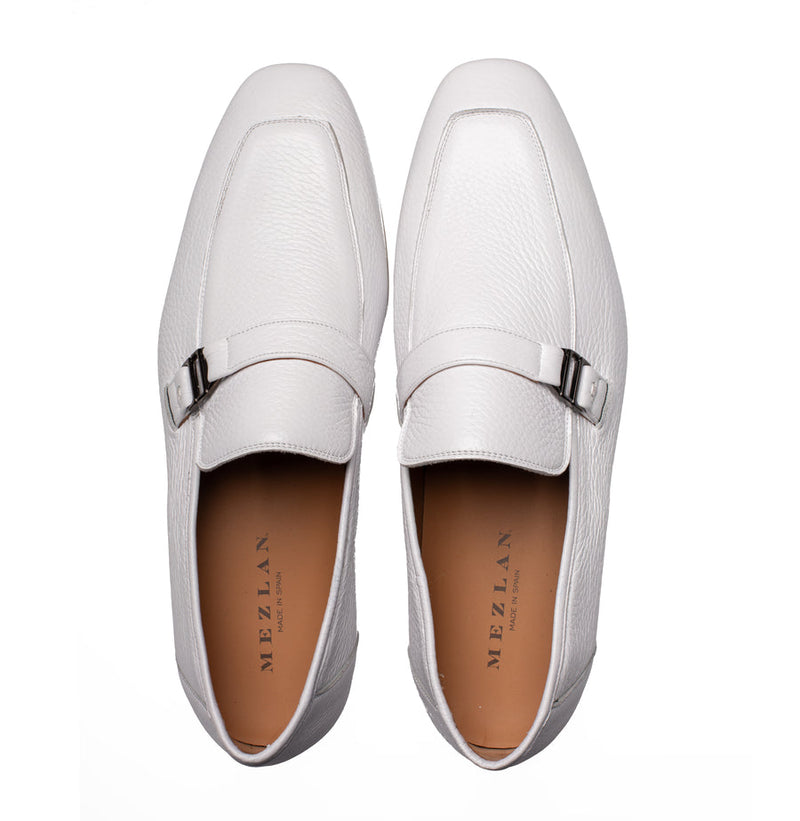 Alarcon Deer Loafer-White  | Mezlan