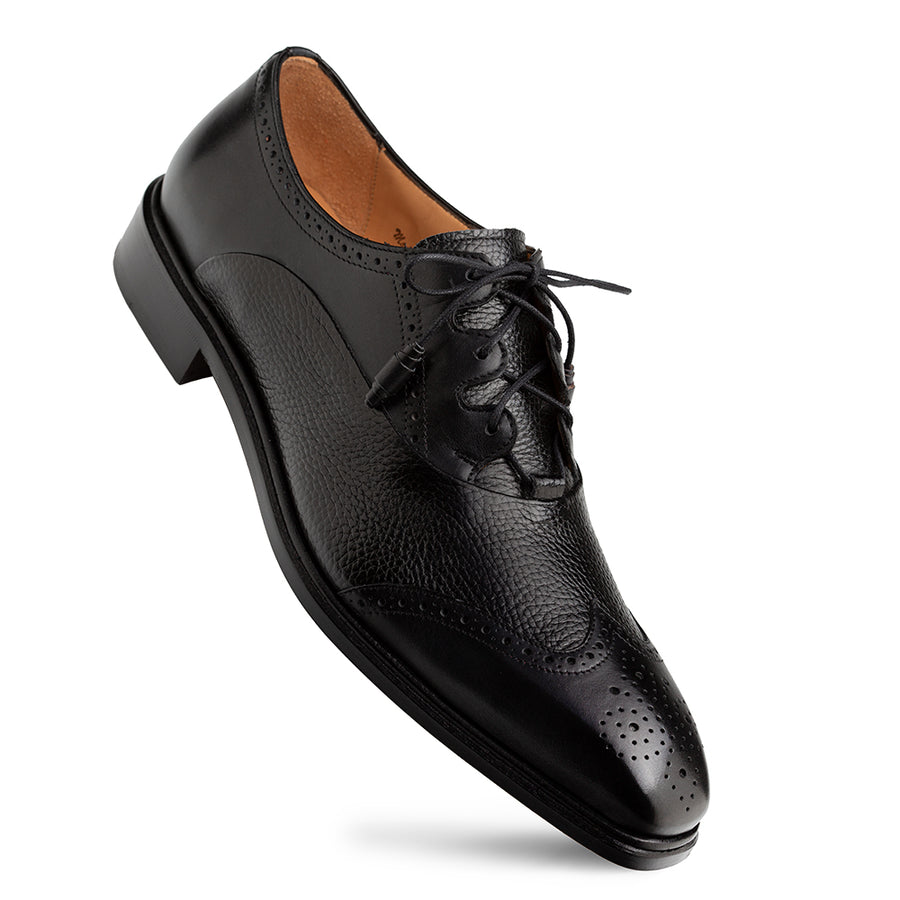 Nord Wing Tip Oxford-Black  | Mezlan