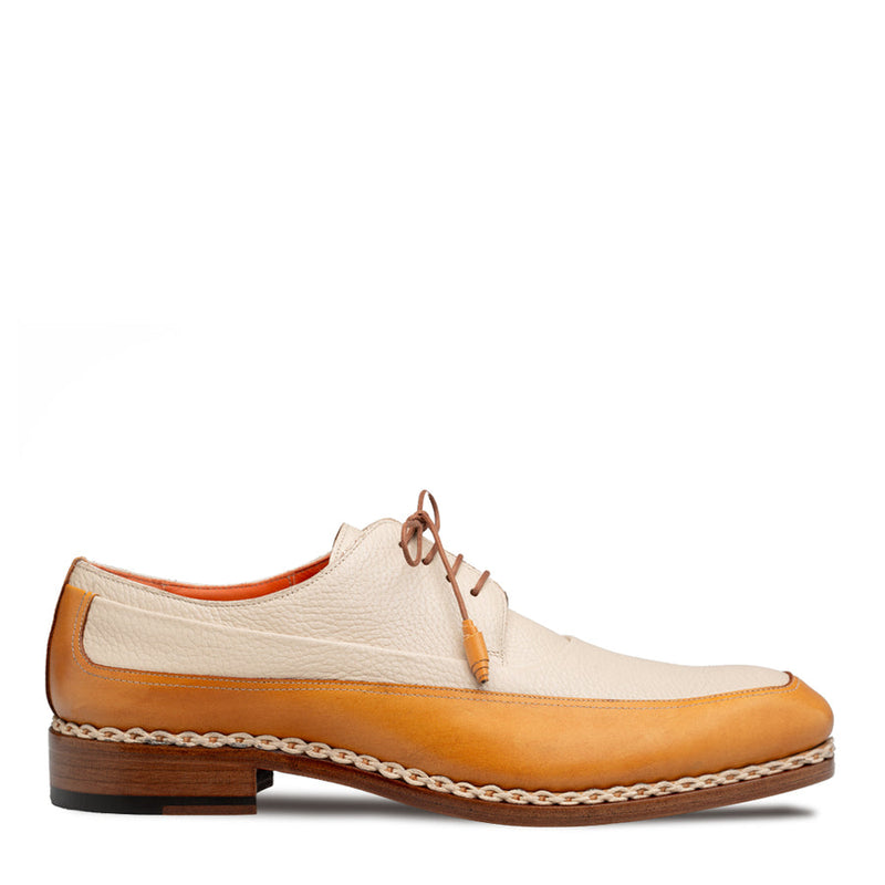 Muro Two Tone Derby-Camel/Bone | Mezlan