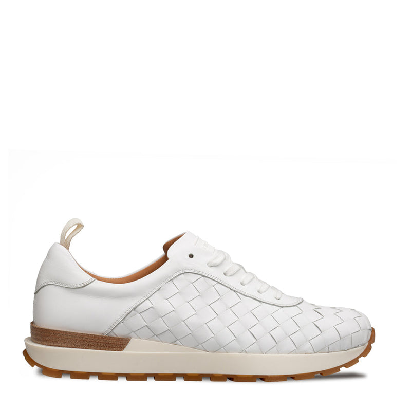 Concha Woven Calf Sneaker  | Mezlan