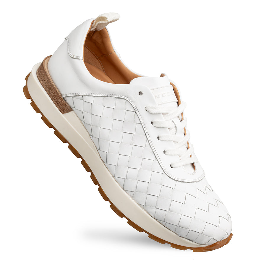 Concha Woven Calf Sneaker  | Mezlan