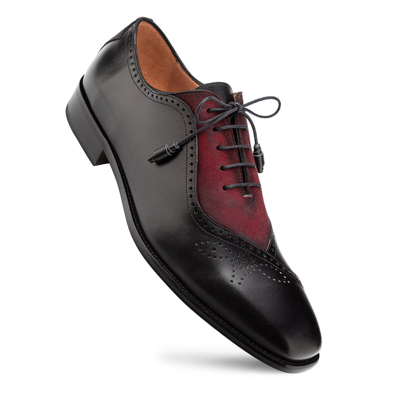 Eagle Calf/Suede Oxford | Mezlan