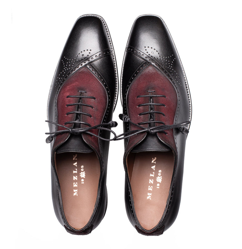 Eagle Calf/Suede Oxford | Mezlan