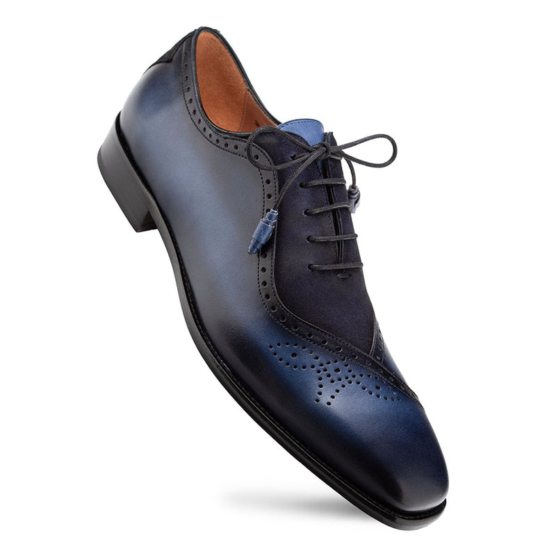 Eagle Calf/Suede Oxford | Mezlan