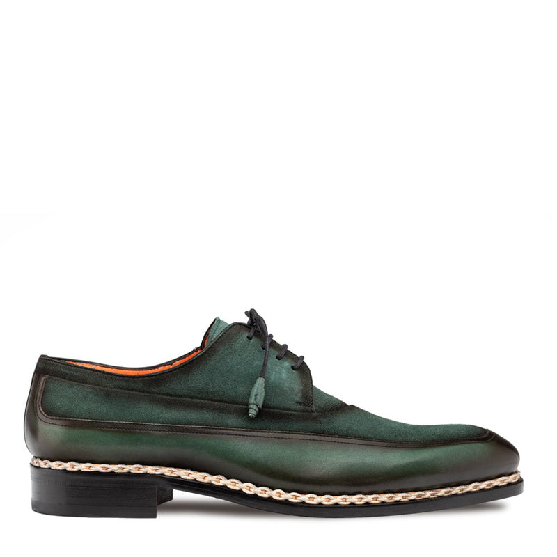Summit Calf/Suede Lace Up-Forest/Green  | Mezlan