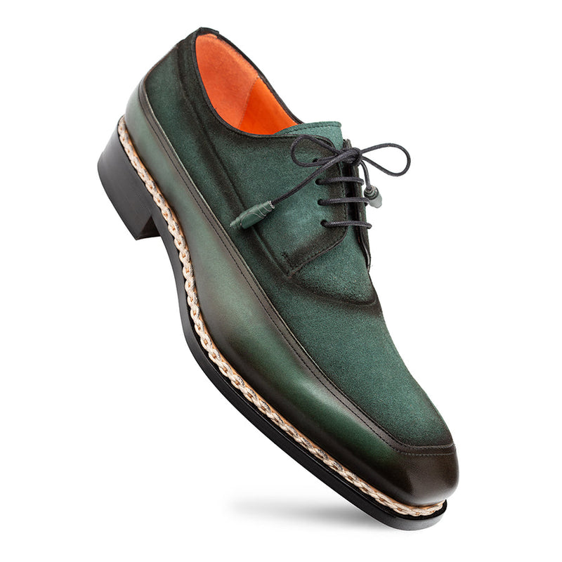 Summit Calf/Suede Lace Up-Forest/Green  | Mezlan