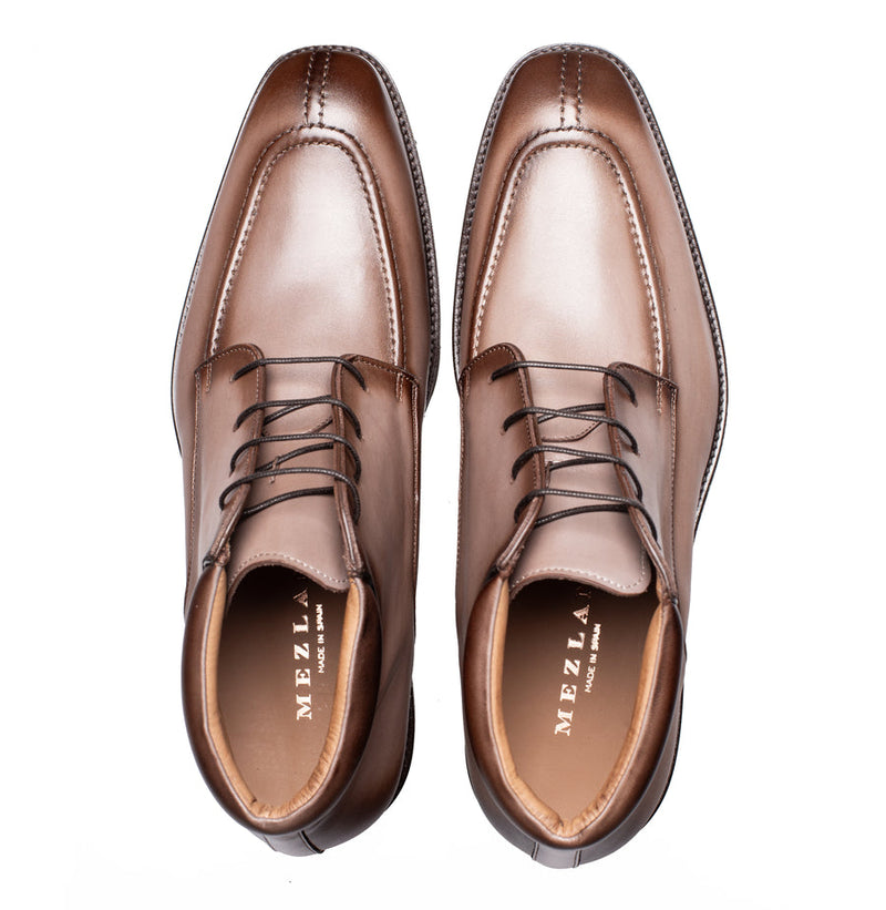 Boreal Demi Boot Derby-Taupe | Mezlan