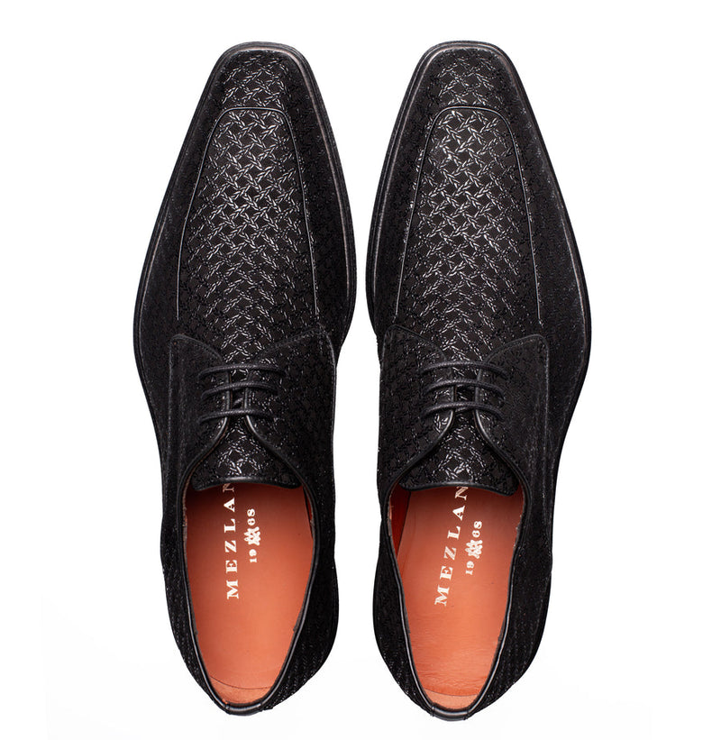 Montage Printed Suede Derby | Mezlan