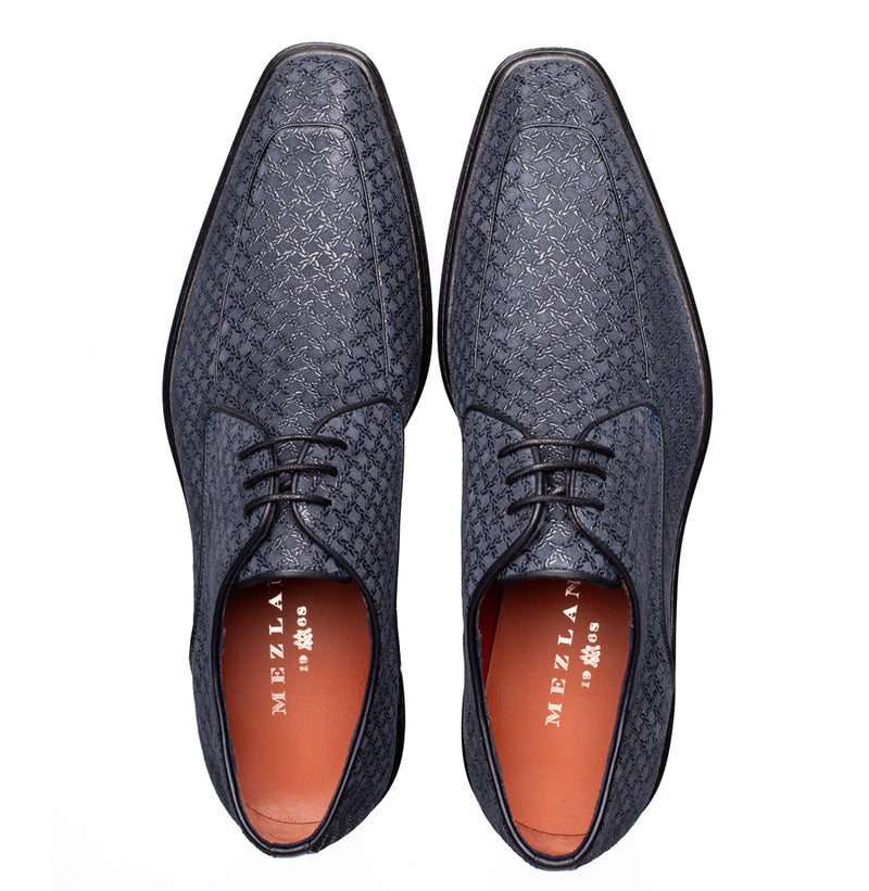 Montage Printed Suede Derby | Mezlan