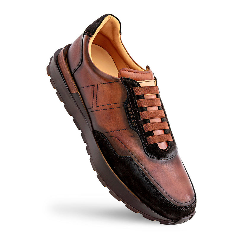 Notting Suede/Calf Sneaker | Mezlan