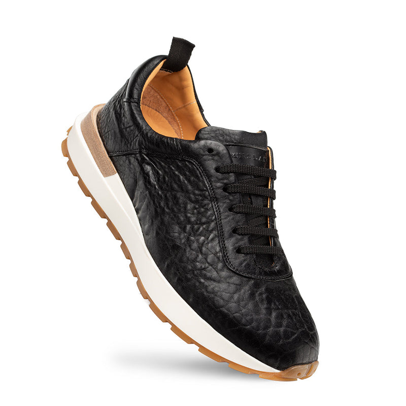 Hill Pebbled Calf Sneaker | Mezlan