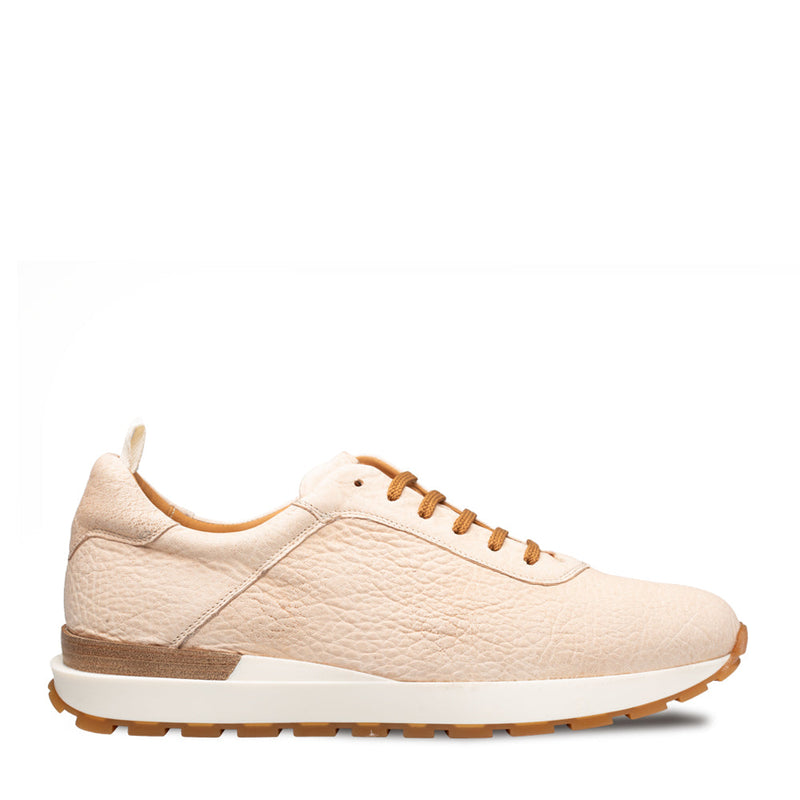 Hill Pebbled Calf Sneaker | Mezlan
