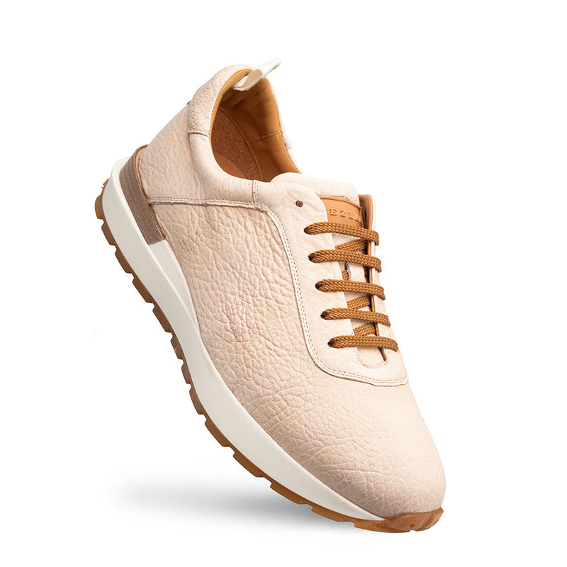 Hill Pebbled Calf Sneaker | Mezlan