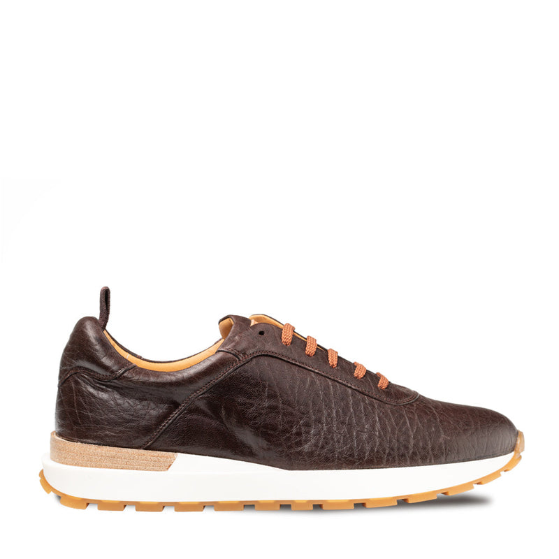 Hill Pebbled Calf Sneaker | Mezlan