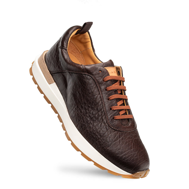 Hill Pebbled Calf Sneaker | Mezlan