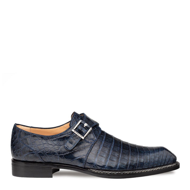 Gigolo Crocodile Monk Strap | Mezlan