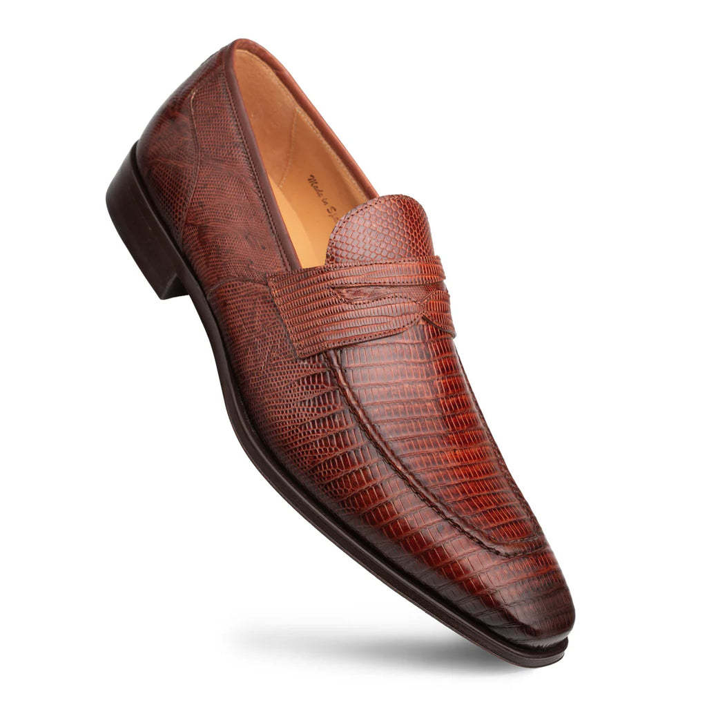 Mayor Lizard Penny Loafer-Sport | Mezlan