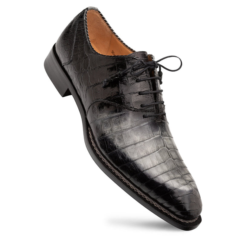 WESTSIDE TWO-TONE CROC OXFORD | Mezlan