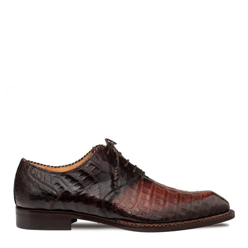 WESTSIDE TWO-TONE CROC OXFORD | Mezlan