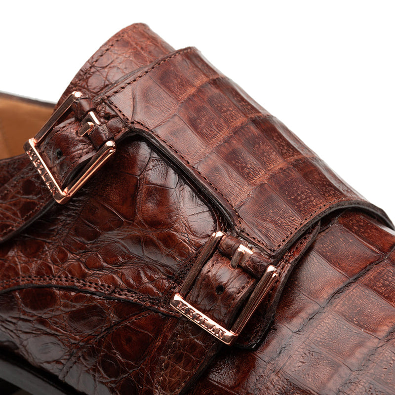 Doyers Crocodile Double Monk-Sport  | Mezlan