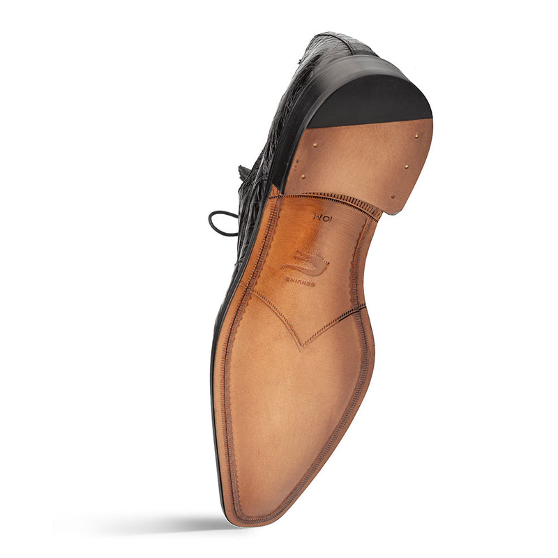 RIVERSIDE CROCODILE LACE UP - Mezlan