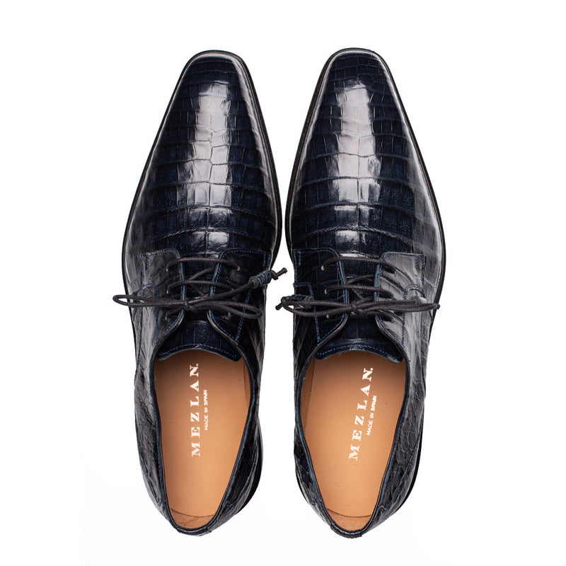 RIVERSIDE CROCODILE LACE UP - Mezlan