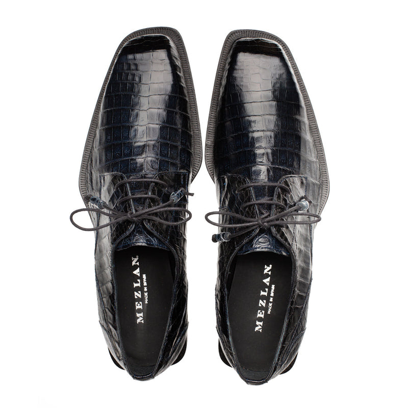 Ugo Crocodile Lace Up | Mezlan