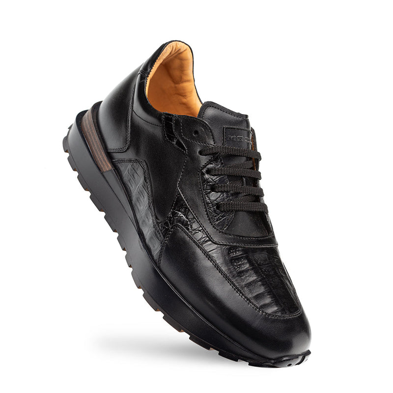 Beckton Patina/Croc Sneaker | Mezlan