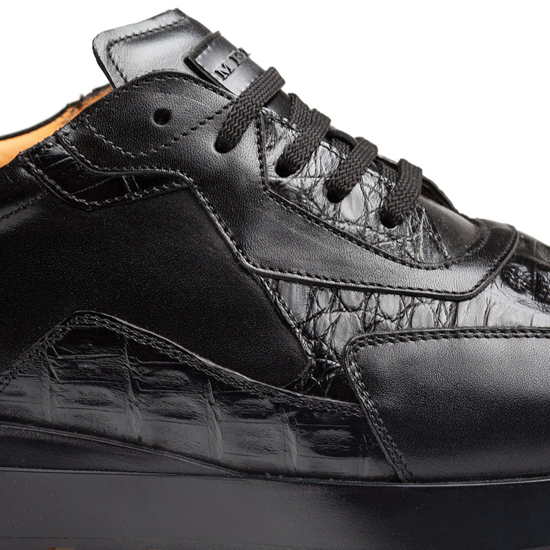 Beckton Patina/Croc Sneaker | Mezlan