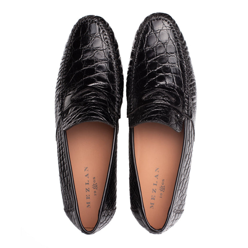 Armano Crocodile Moccasin | Mezlan