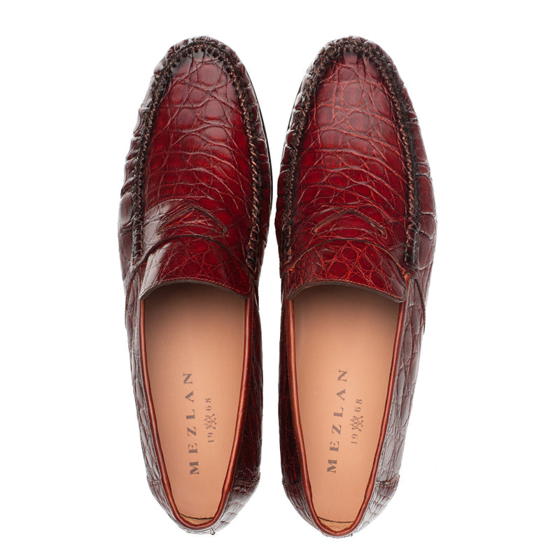 Armano Crocodile Moccasin | Mezlan