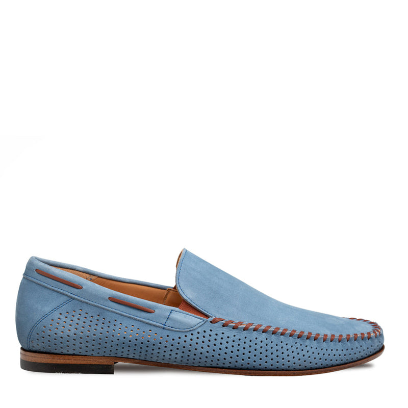 Tossa Nubuck Moccasin-Jeans | Mezlan