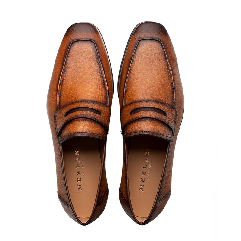 Deerskin Penny Loafer-E20693 |  Mezlan