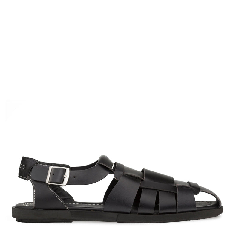 Fisherman Sandal - Black | Mezlan