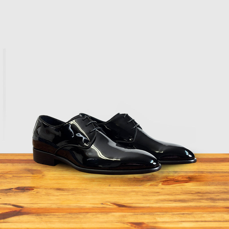 Calzoleria Toscana Orfeo Patent Leather Lace-Up | Toscana