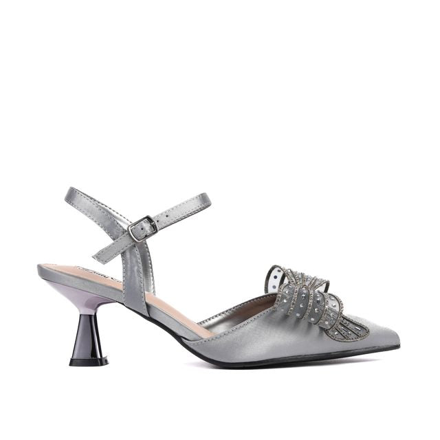 LESLIE-Pewter  | Lady Couture