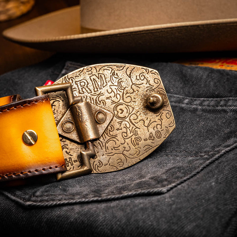 Texas Belt Mustard Brown